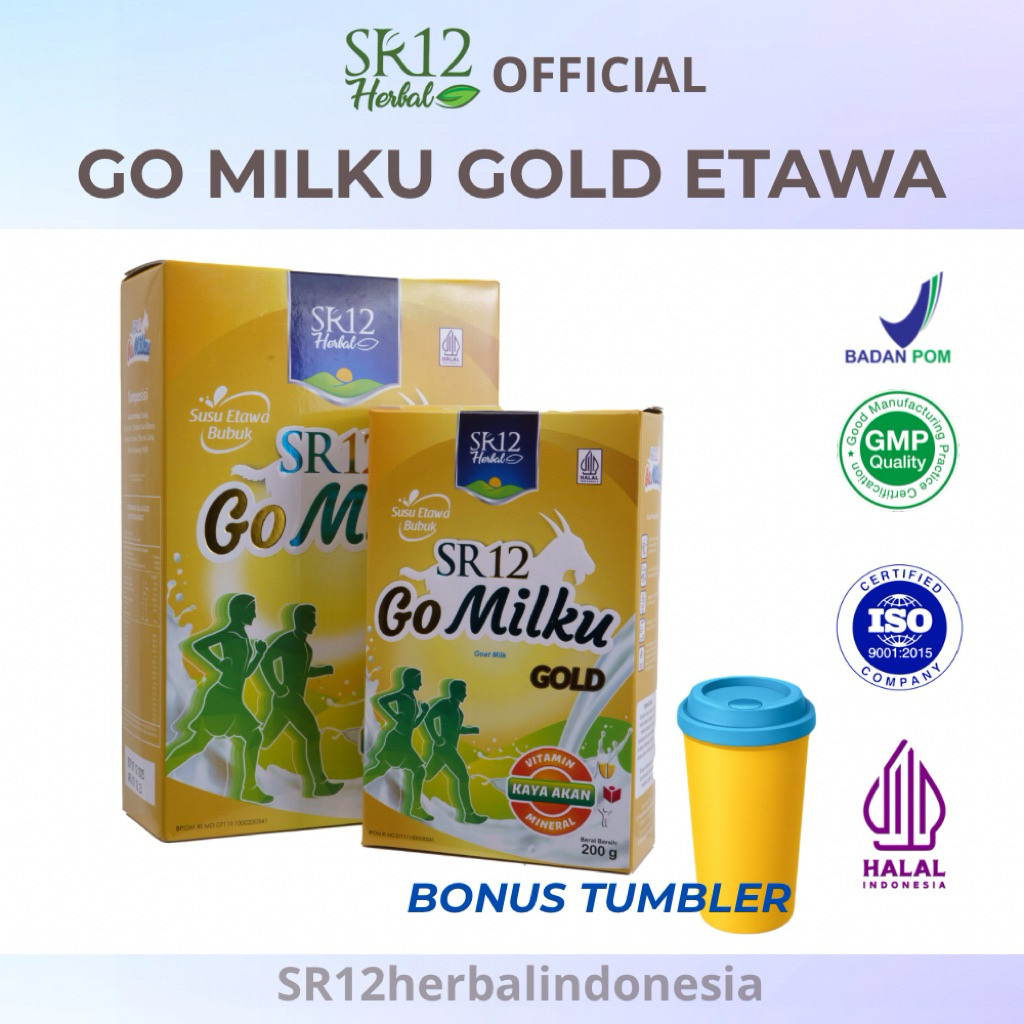

Gomilku Gold SR12 Susu Kambing Etawa Rendah Lemak Tinggi Kalsium Bebas Gula