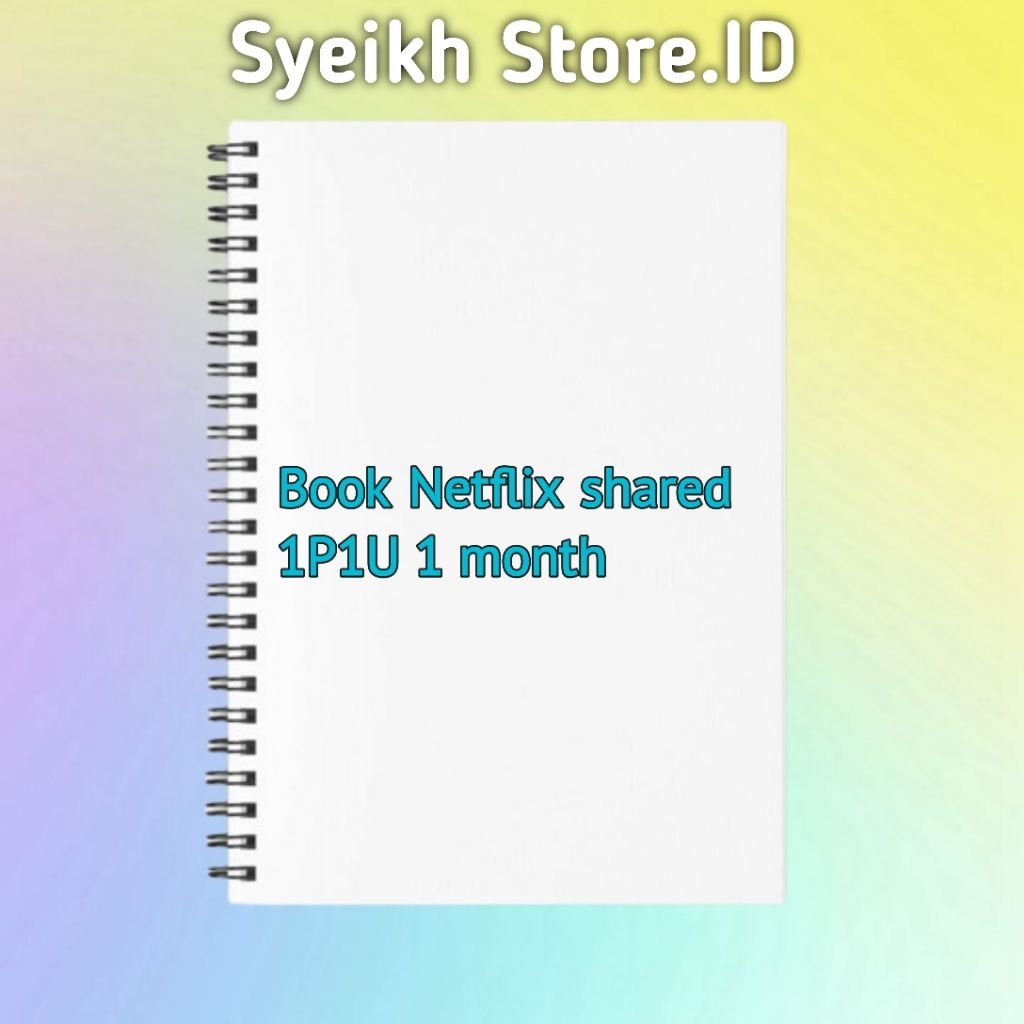 

Buku Netflix shar 1P1U 1bln Book Netflix shared 1P1U 1 month