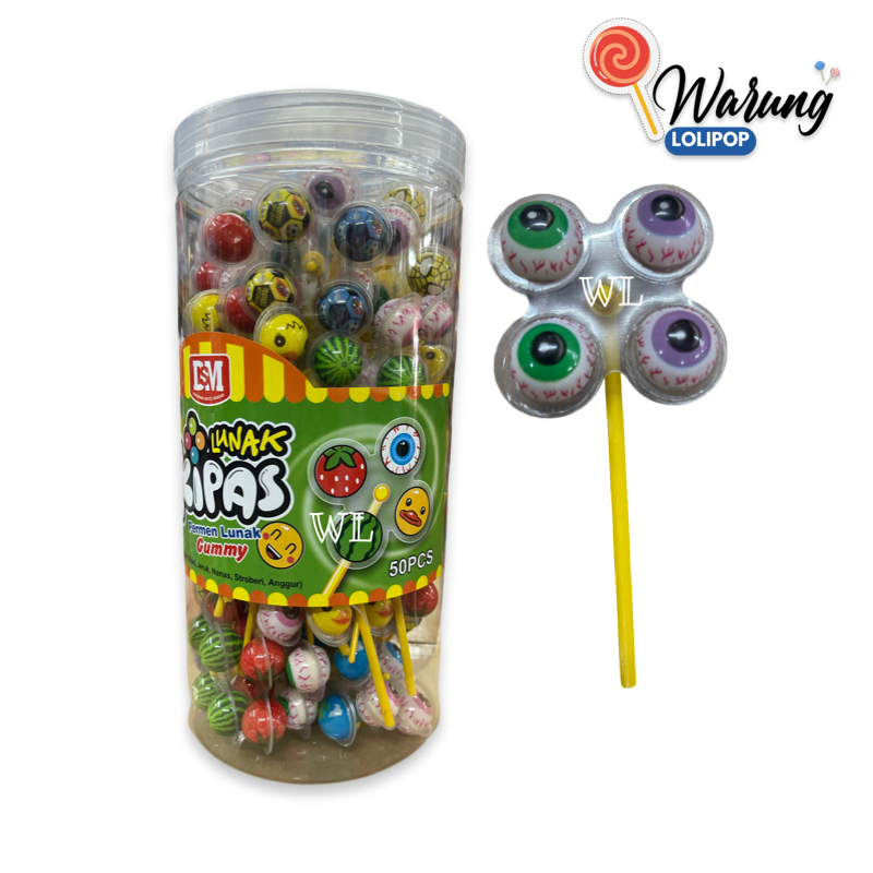 

Permen Kincir Lunak 50 x 10 gr Rasa Buah by Warung Lolipop