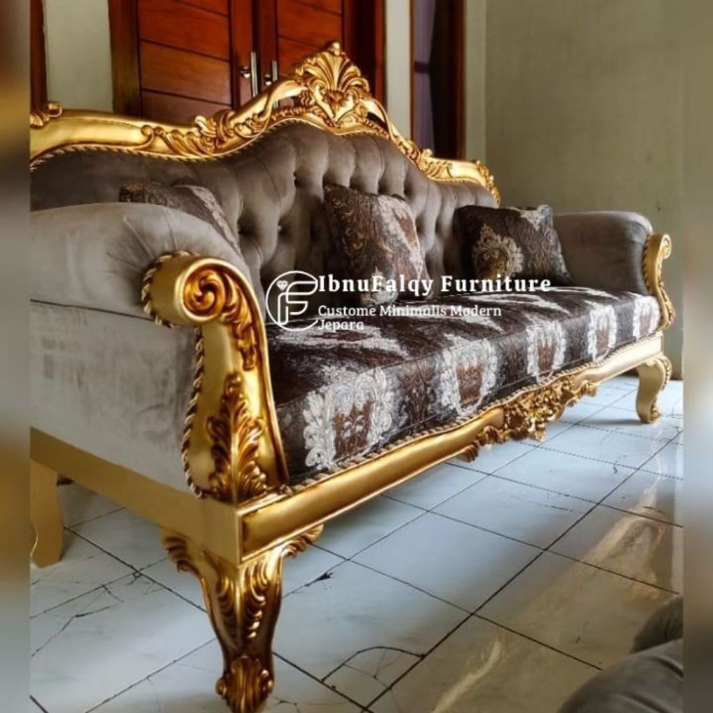 Promo Set Sofa Tamu Mewah Set Sofa Tamu Ukir Mewah Luxury Jati Jepara