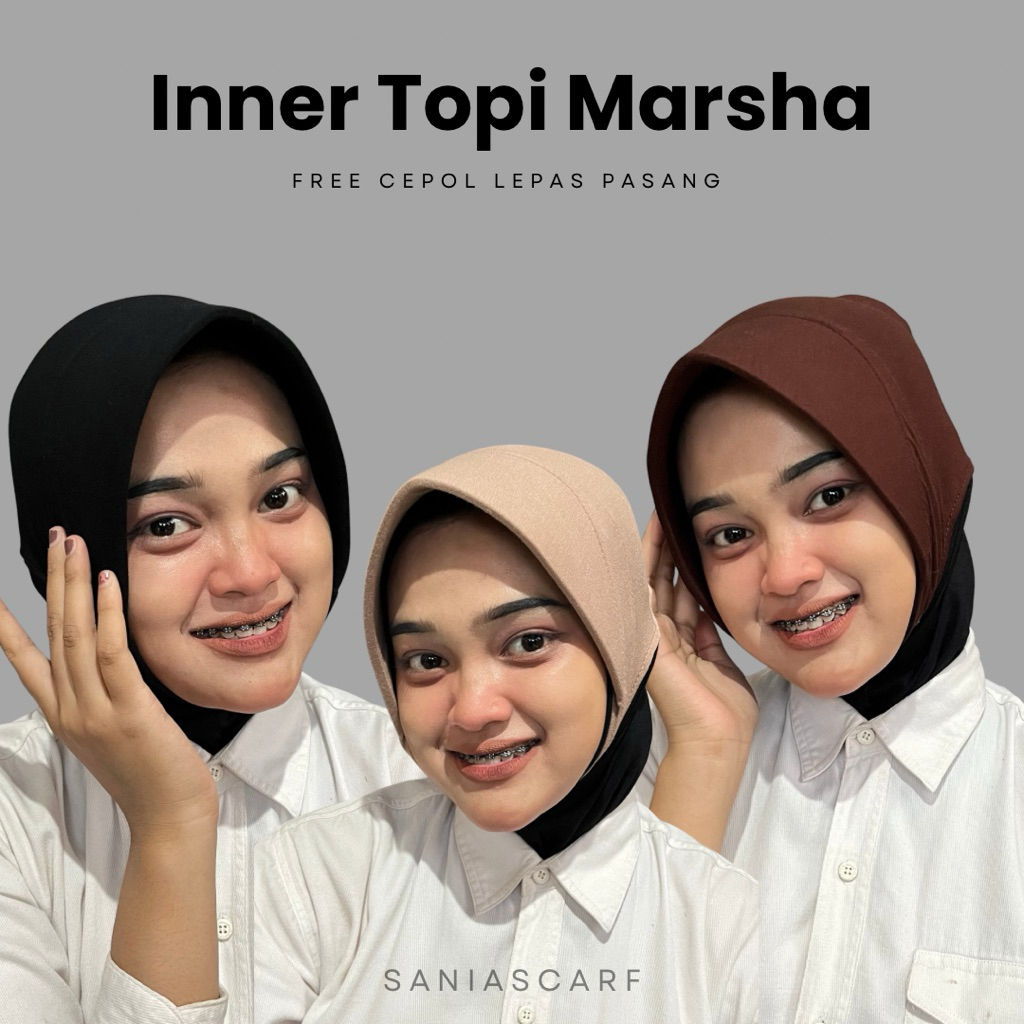 CIPUT TOPI MARSHA / INNER CEPOL MARSHA / CIPUT ANTI LETOY - SANIASCARF