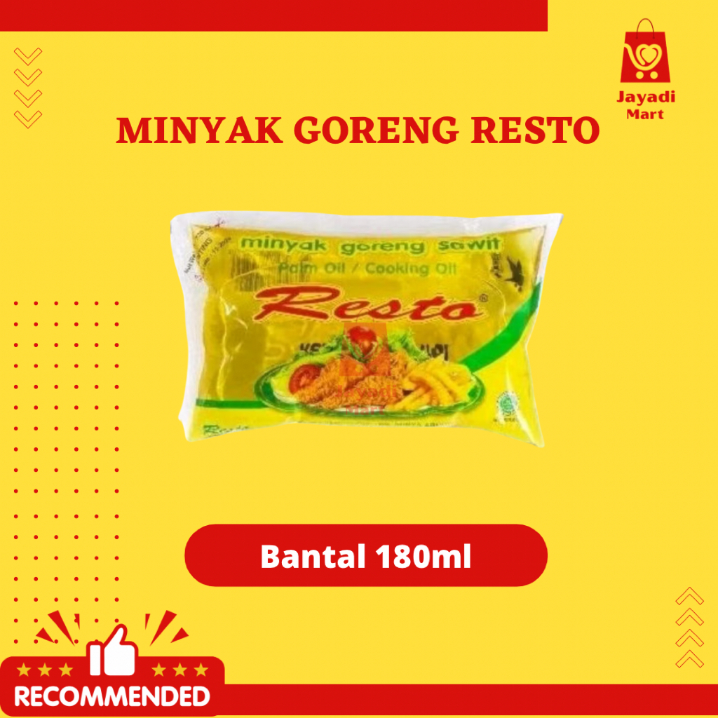 

Minyak Goreng Merk Resto Kemasan Bantal 180ml Termurah Terbaik