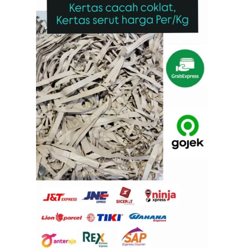 

KERTAS CACAH WARNA COKLAT, KERTAS SERUT HARGA /1kg