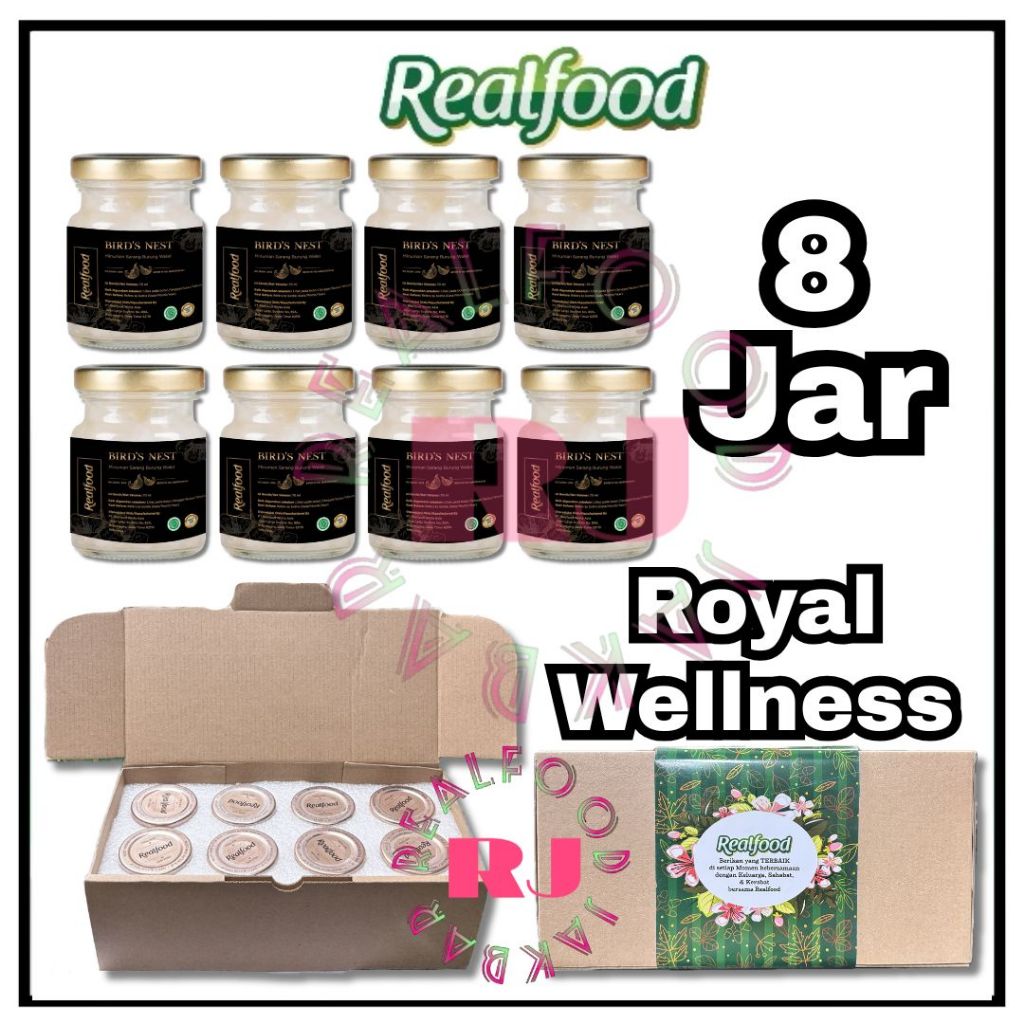 

Realfood Royal Wellness 8 Jar ( Minuman sarang burung walet )
