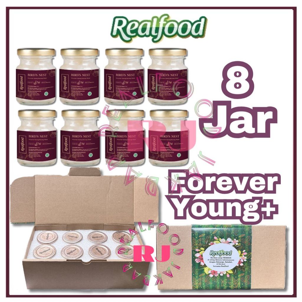 

Realfood Forever Young Plus 8 Jar ( Minuman sarang burung walet )