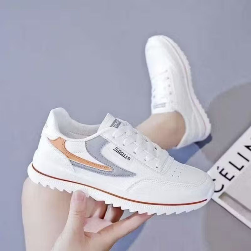 Sepatu Wanita Terbaru Sepatu Casual Kekinian Sepatu Wanita Putih