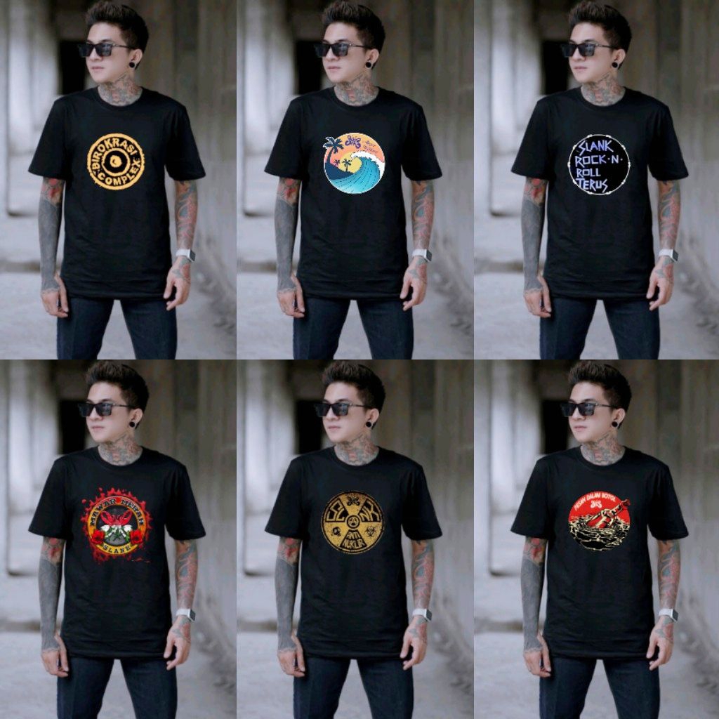 KAOS BAND SLANK SERIES NEW // TSHIRT SLANK SERIES