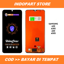 LCD TS SHINESTAR SAMSUNG A30 / A50 / A50S NON FINGER BLACK