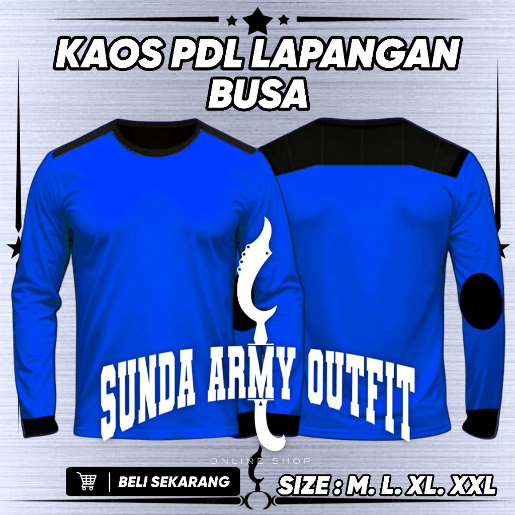 BAJU KAOS LAPANGAN LENGAN PANJANG / KAOS LAPANGAN SATPAM SECURITY / BAJU DECKER LAPANGAN LENGAN PANJ