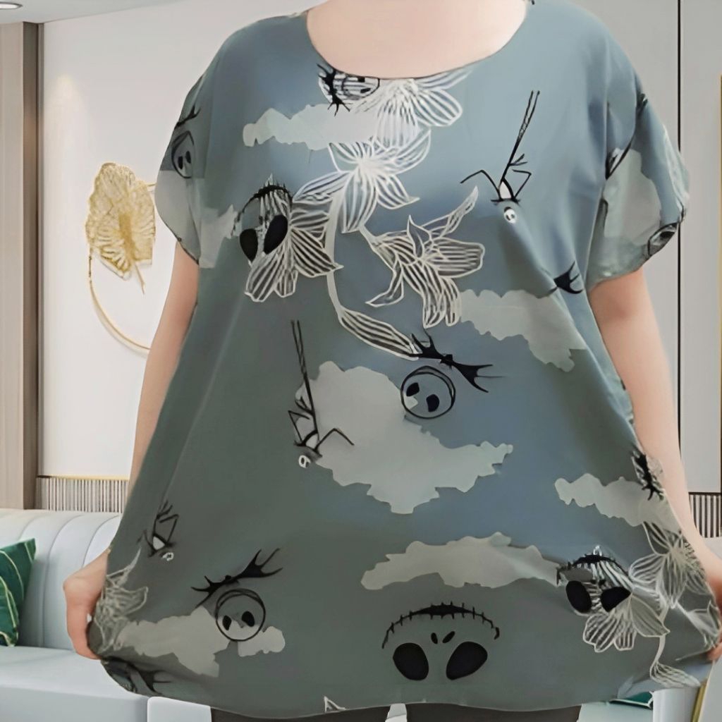 V&V atasan superjumbo wanita LD 142 CM OVERSIZE baju atasan wanita superjumbo blouse superjumbo wami