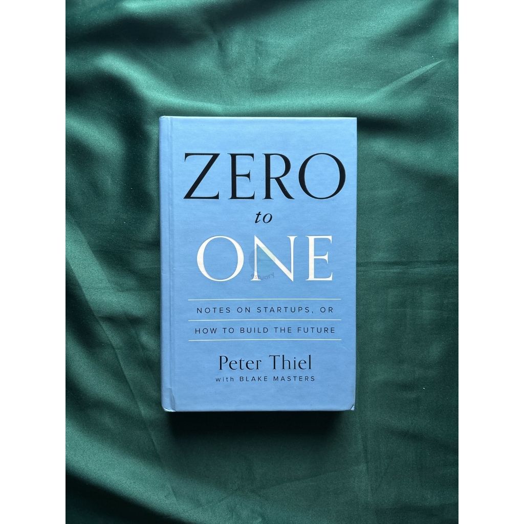 PRELOVED - Novel/Buku Zero to One - Peter Thiel (HC)