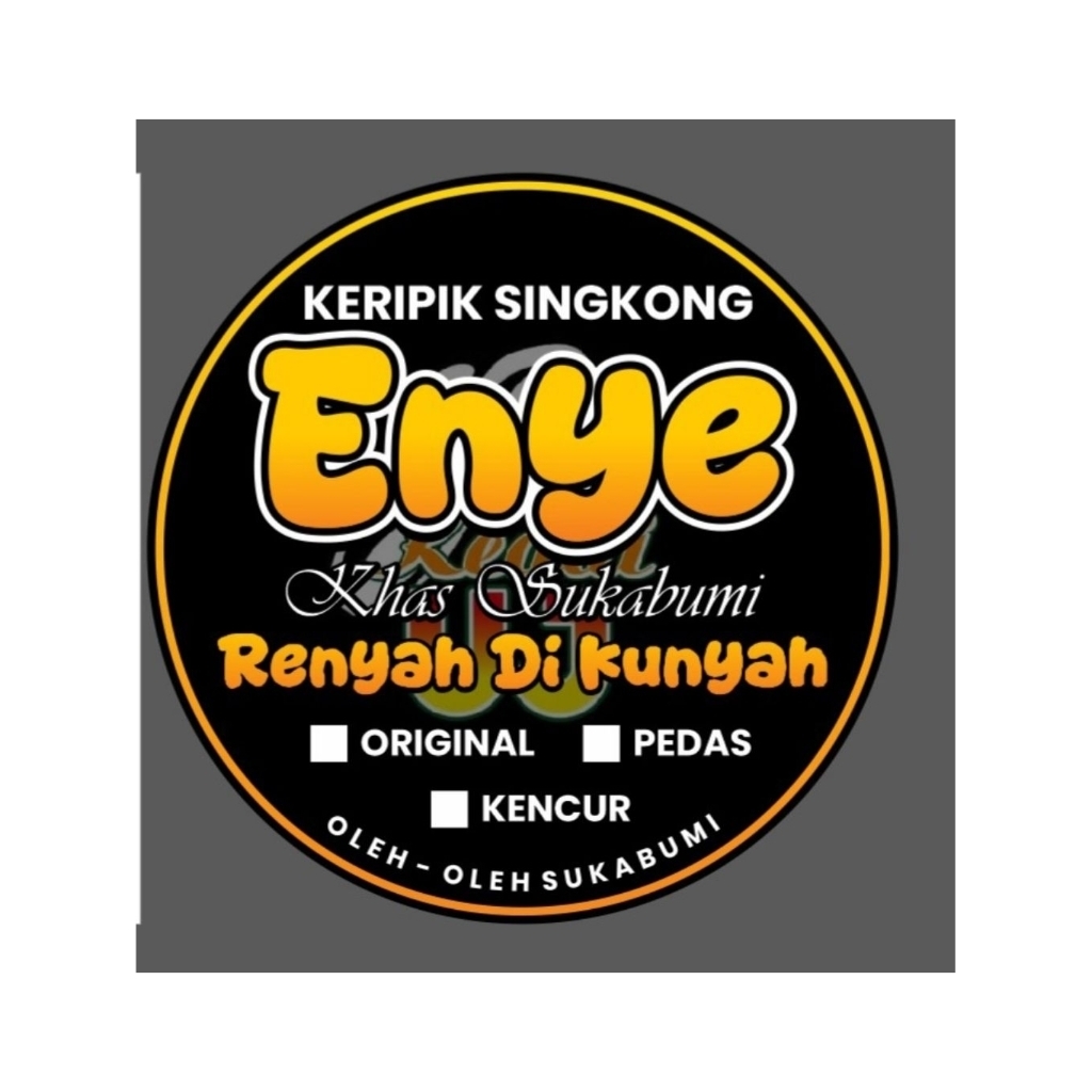 

KERIPIK SINGKONG MENTAH|ENYE ENYE|RENYAH GURIH|300G-KHAS SUKABUMI
