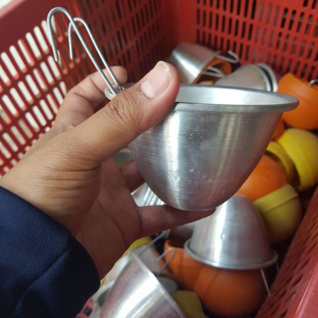 1 Pcs tempat pakan ayam/wadah pakan ayam/TM batok pakan ayam