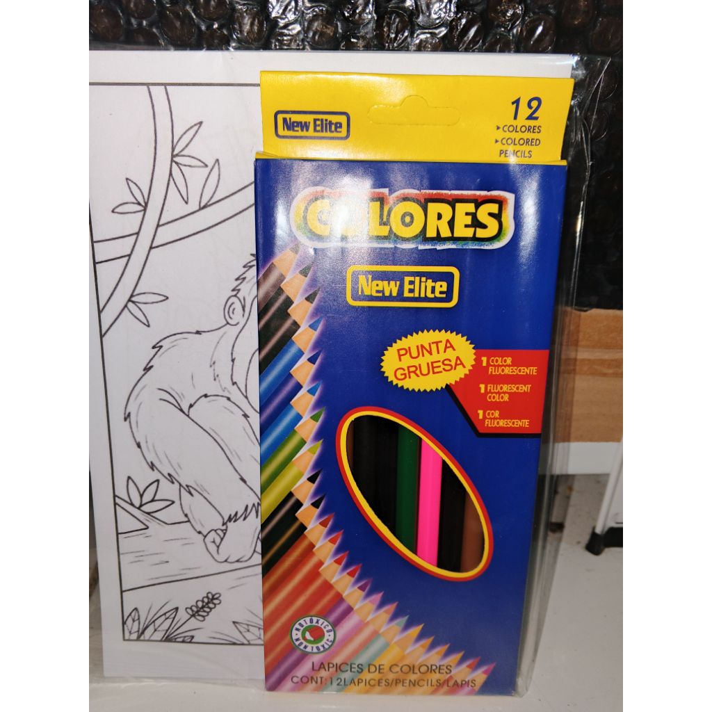 

mewarnai 20 lembar ukuran A5 plus pensil warna