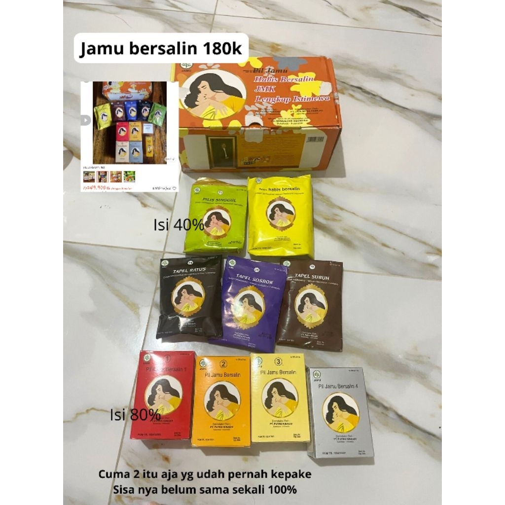 jamu bersalin 40 hari (pil)