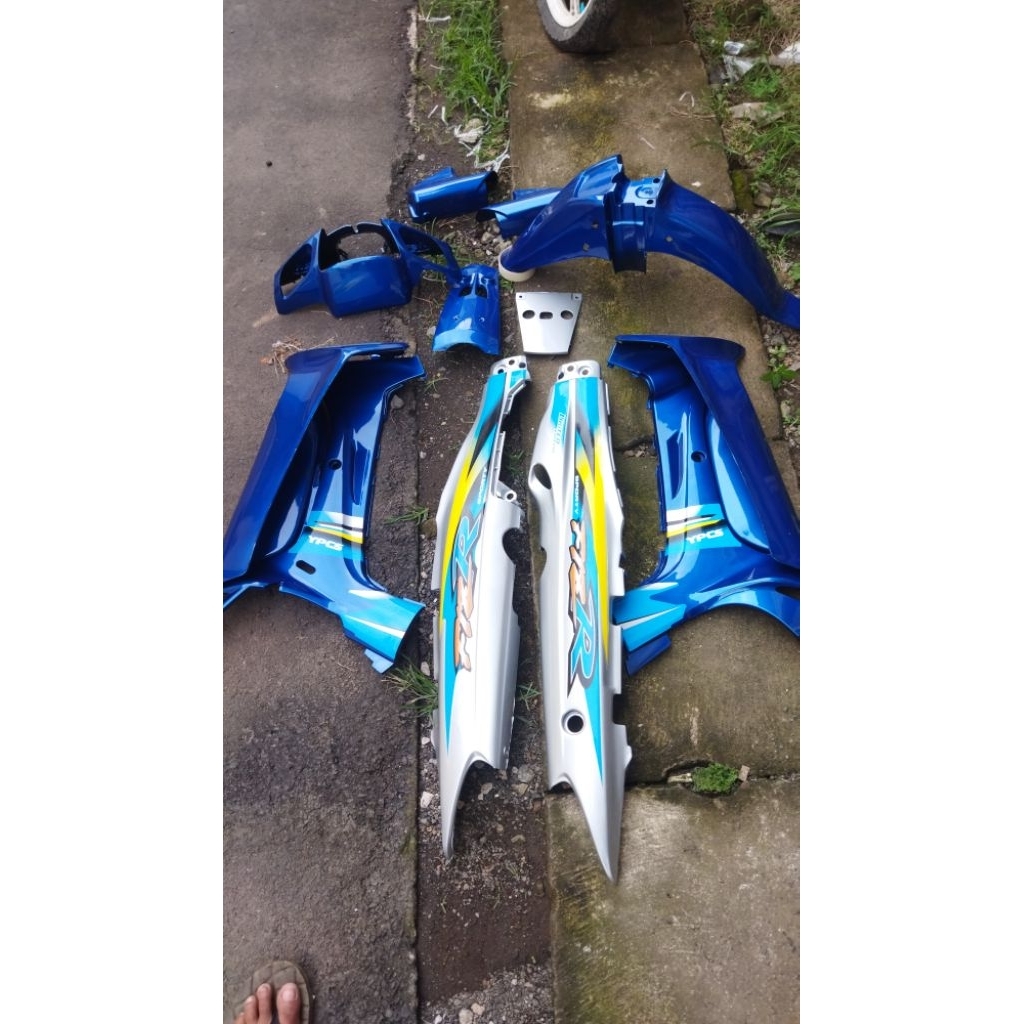 body fullset fizr silver biru 2002 body halus fizr murah
