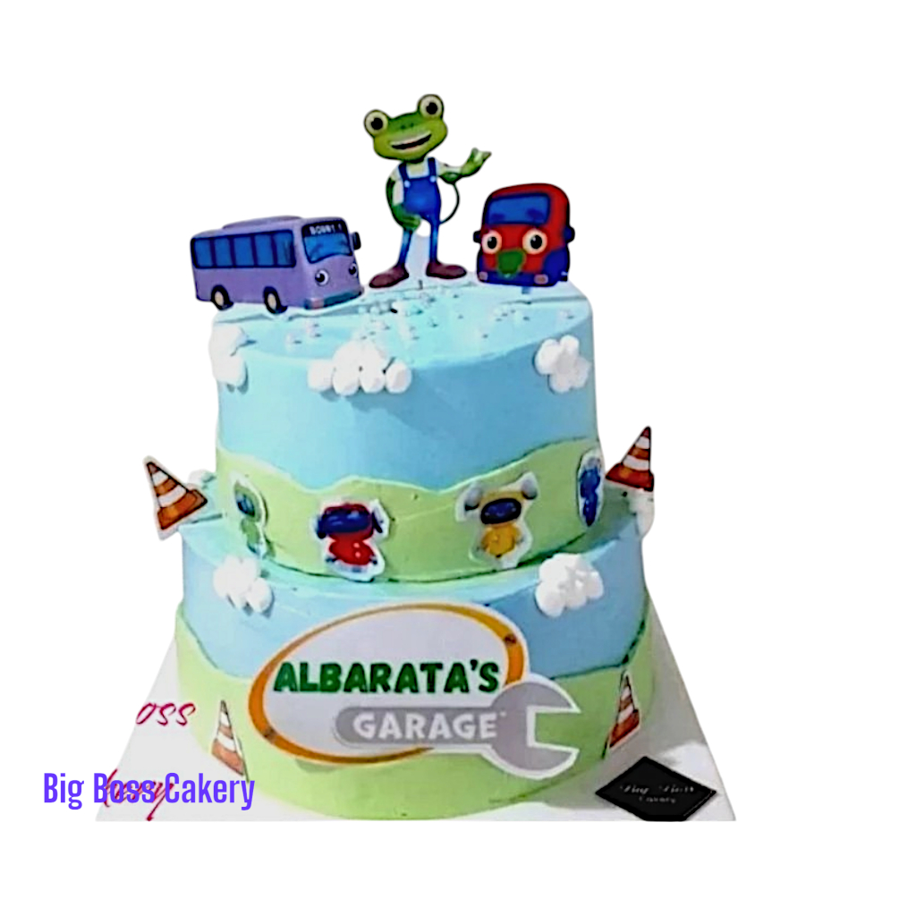 

KUE TINGKAT 2 TIER BUTTERCREAM CAKE WITH TOPPER