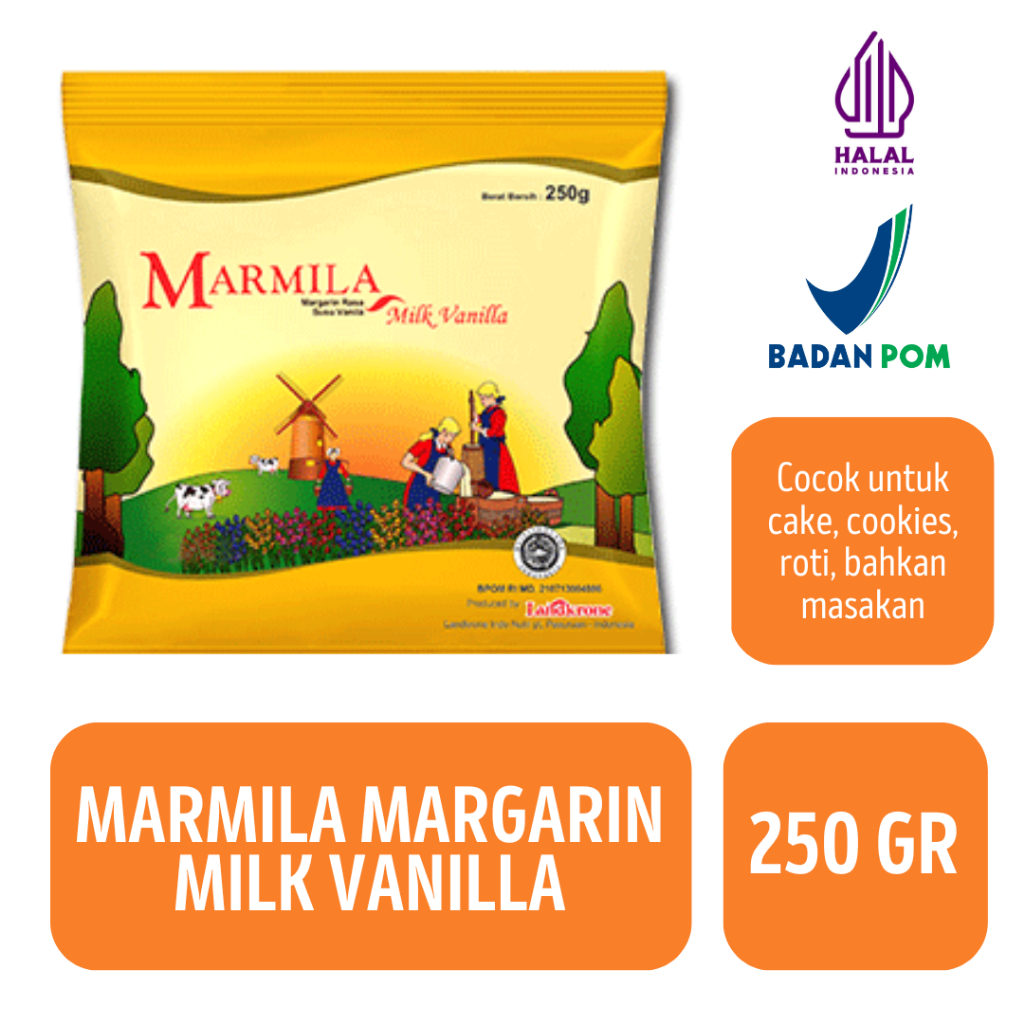 

Marmila Margarin Susu Vanilla [250GR]