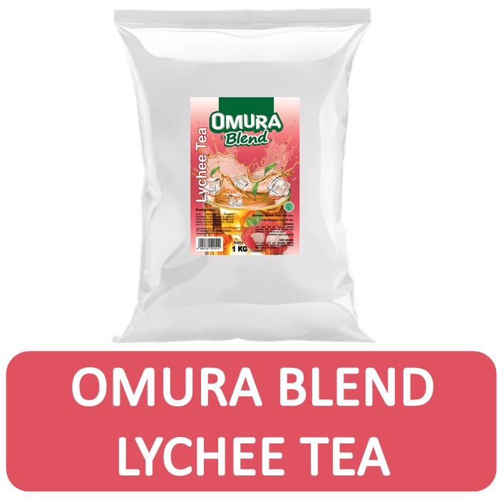

OMURA BLEND Bubuk Minuman Premium Rasa Lychee Tea 500gr