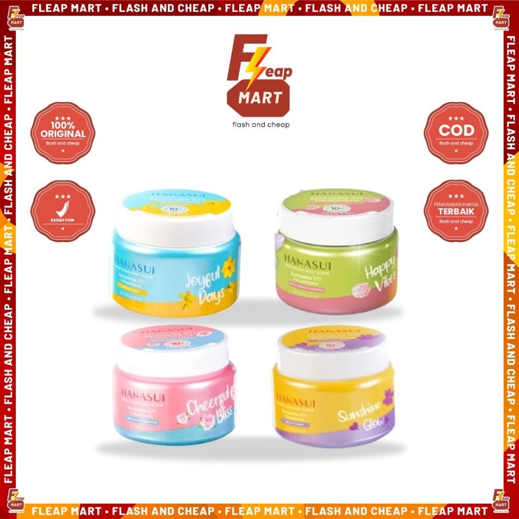 Hanasui Brightening Body Scrub Symwhite 377 - Hanasui Body Scrub 200gr
