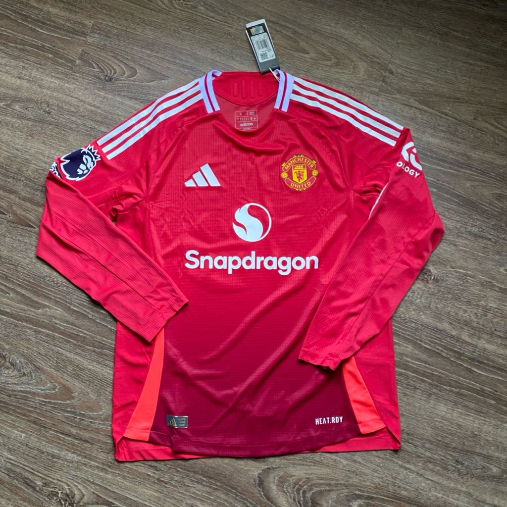 Jersey Original Asli Manchester United Amad Home Player Issue Authentic Heatready 2024/2025 Long Sle