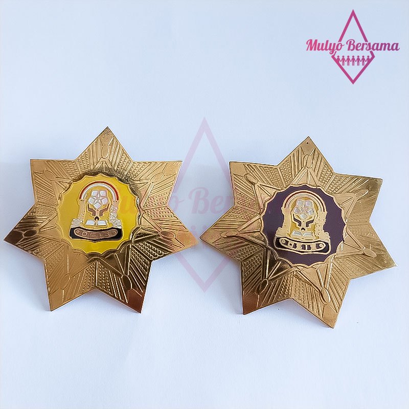 Pin Osis Sekolah Pin Osis SMA SMK SMP Pin Bintang Logo OSIS SMP SMA SMK Custom - Mulyo Bersama
