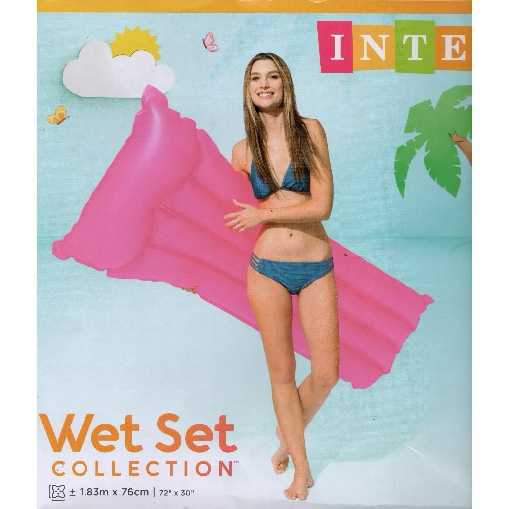 Kasur Pelampung Kolam Renang Floating Mat Kasur Air Intex