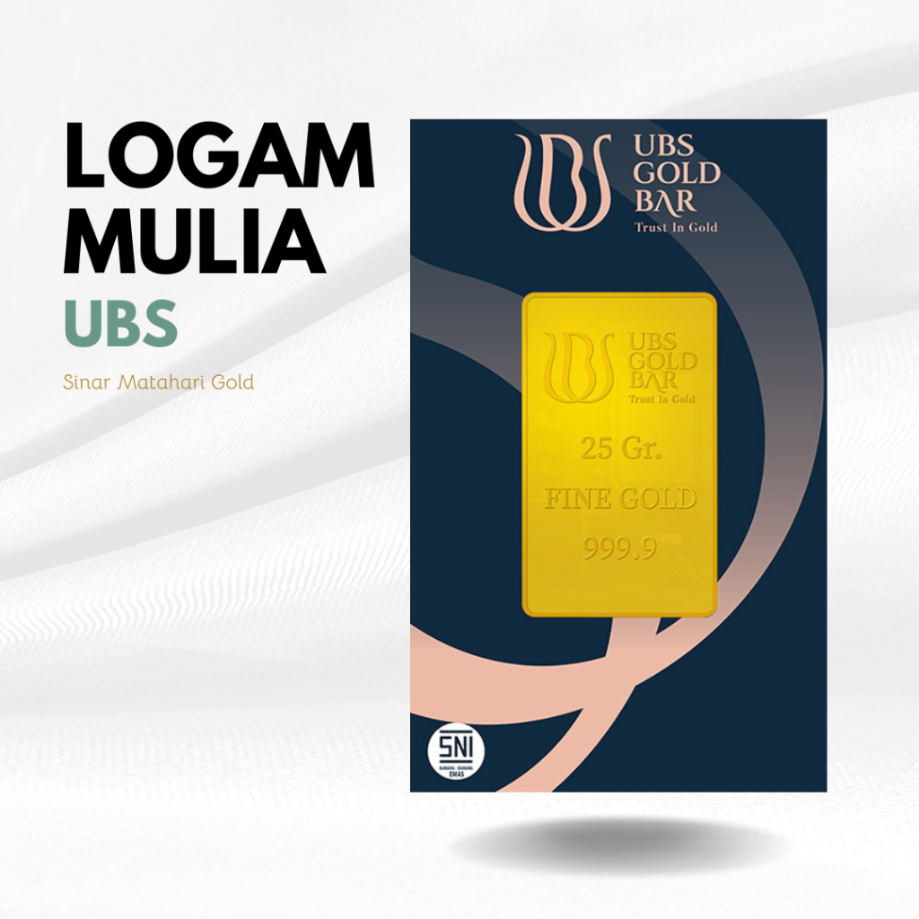 Logam Mulia Emas Batangan LM UBS 10 gram 25 gram