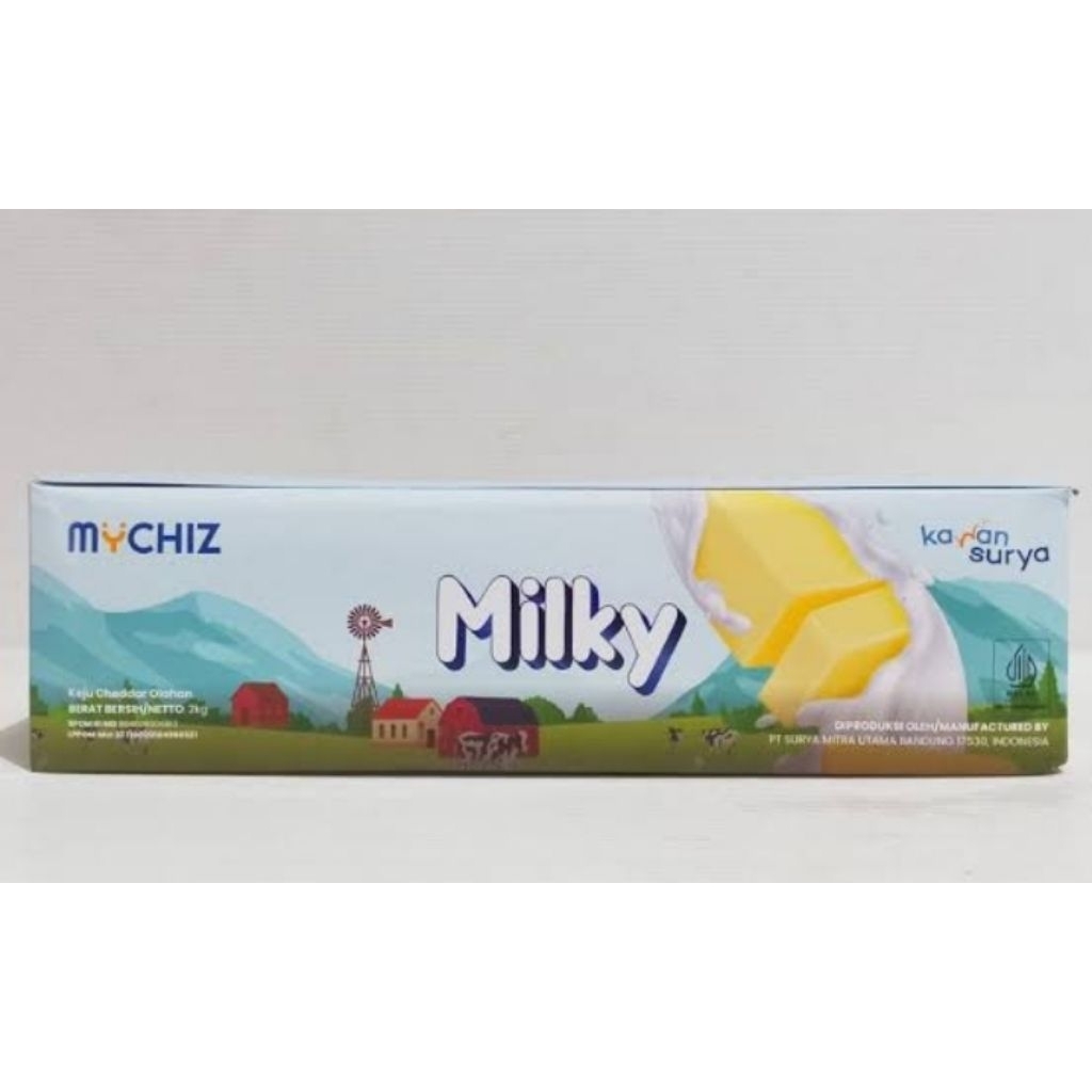 

Keju MY Chiz Milky 250g 2kg 1slop