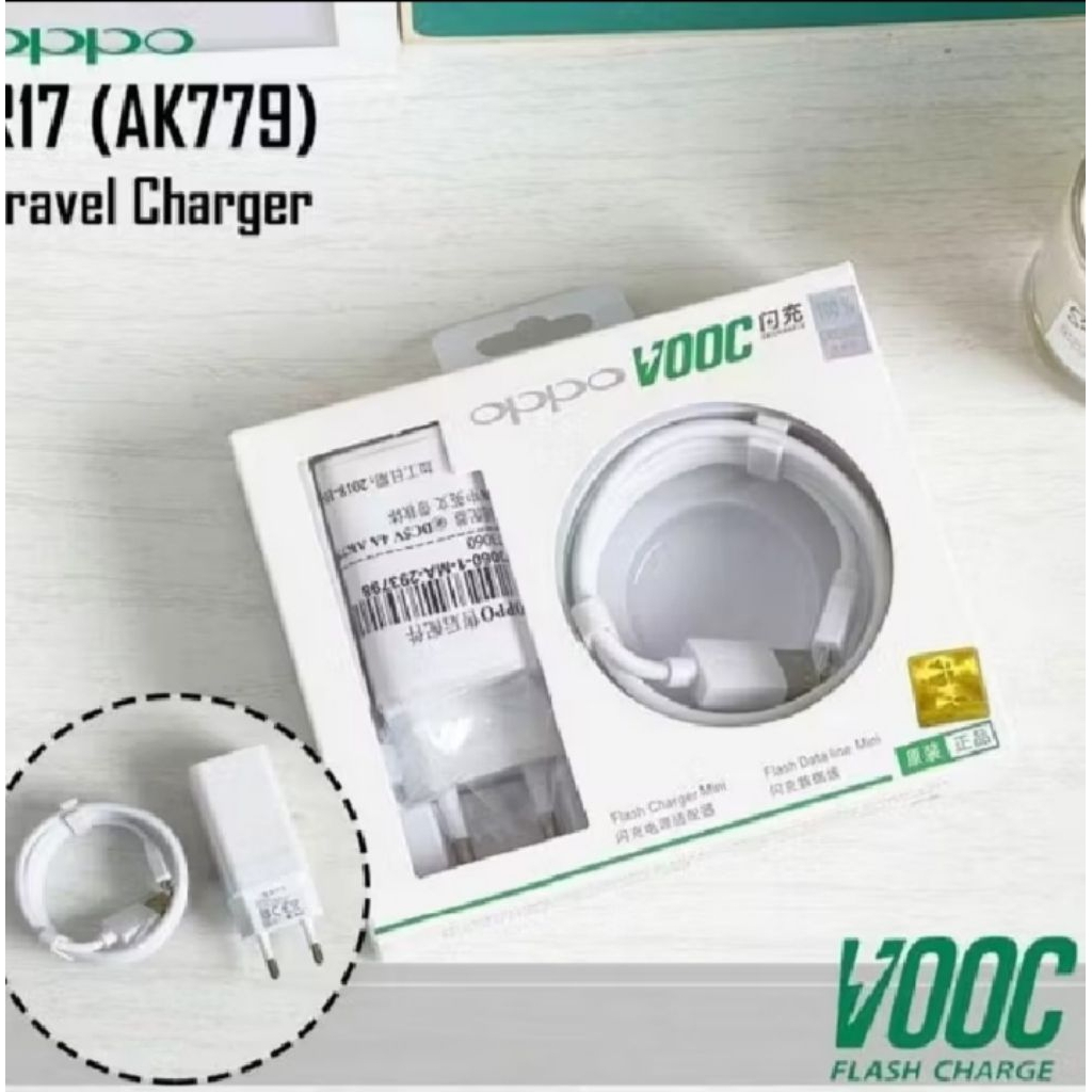 CHARGER OPPO F9 VOOC 4A FAST CHARGING TRAVRL USB TYPE-C