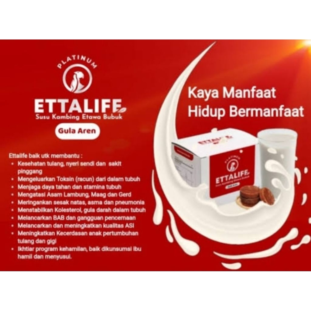 

ETTALIFE Susu Kambing dengan gula aren