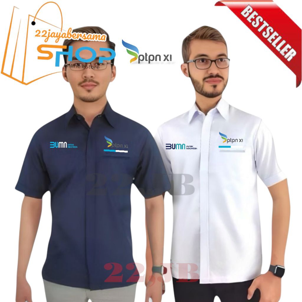Kemeja PTPN11 • Baju BUMN PTPNXI • Seragam Bumn ptpn XI Terbaru