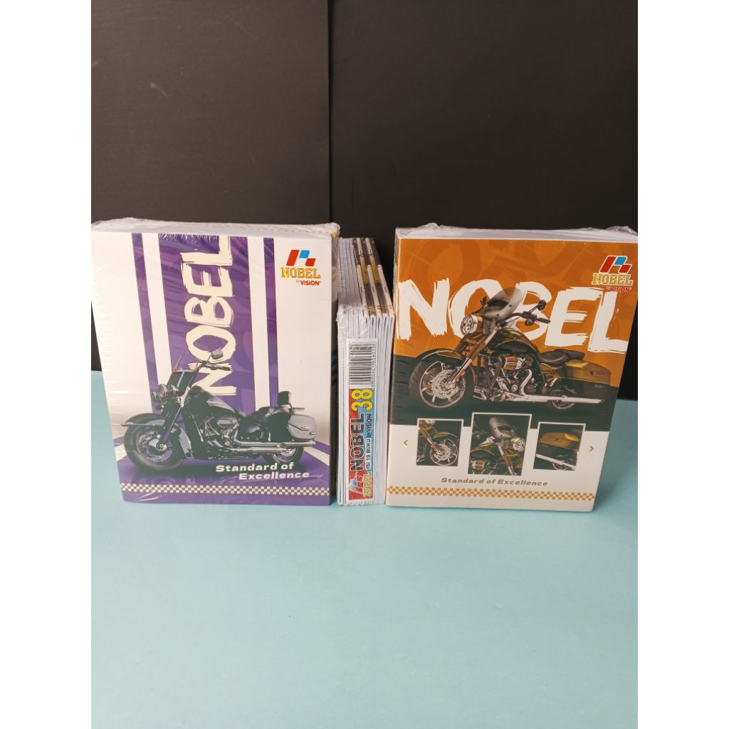 

Buku Tulis Nobel Moto series 38 Lembar isi 10 buku per Pack, Buku Tulis Sekolah