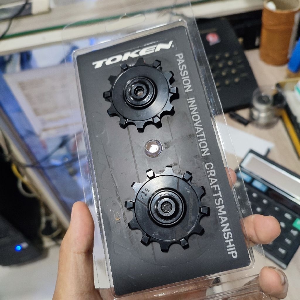 Token Larger Pulley Alloy Untuk RD MTB 11 Speed Shimano/Sram Upper 12T Lower 12T Kode TK1722X