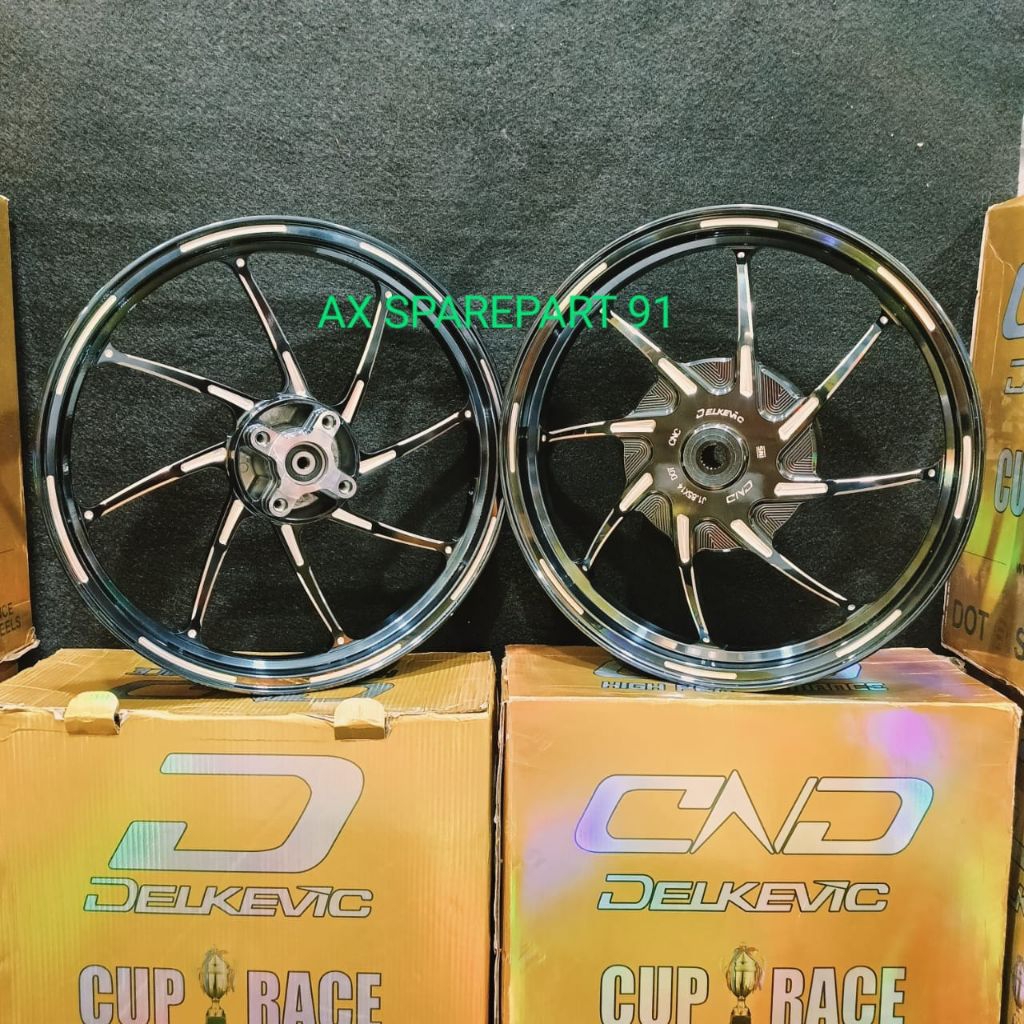 VELG DND M8 RING 14 MIO SPORTY VELG RACING DEPAN BELAKANG MIO SPORTY