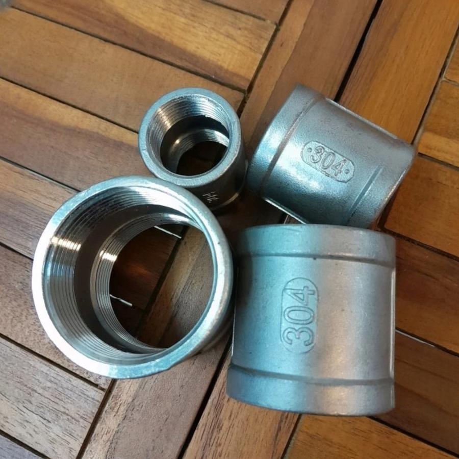 Socket Banded SS304 2 1/2" Inch Stainless Steel 304 2 ,5 inch Socket SS 304 pipa fitting