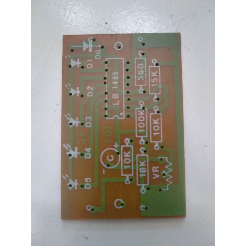 PCB+Skematik SC-104 LED VU