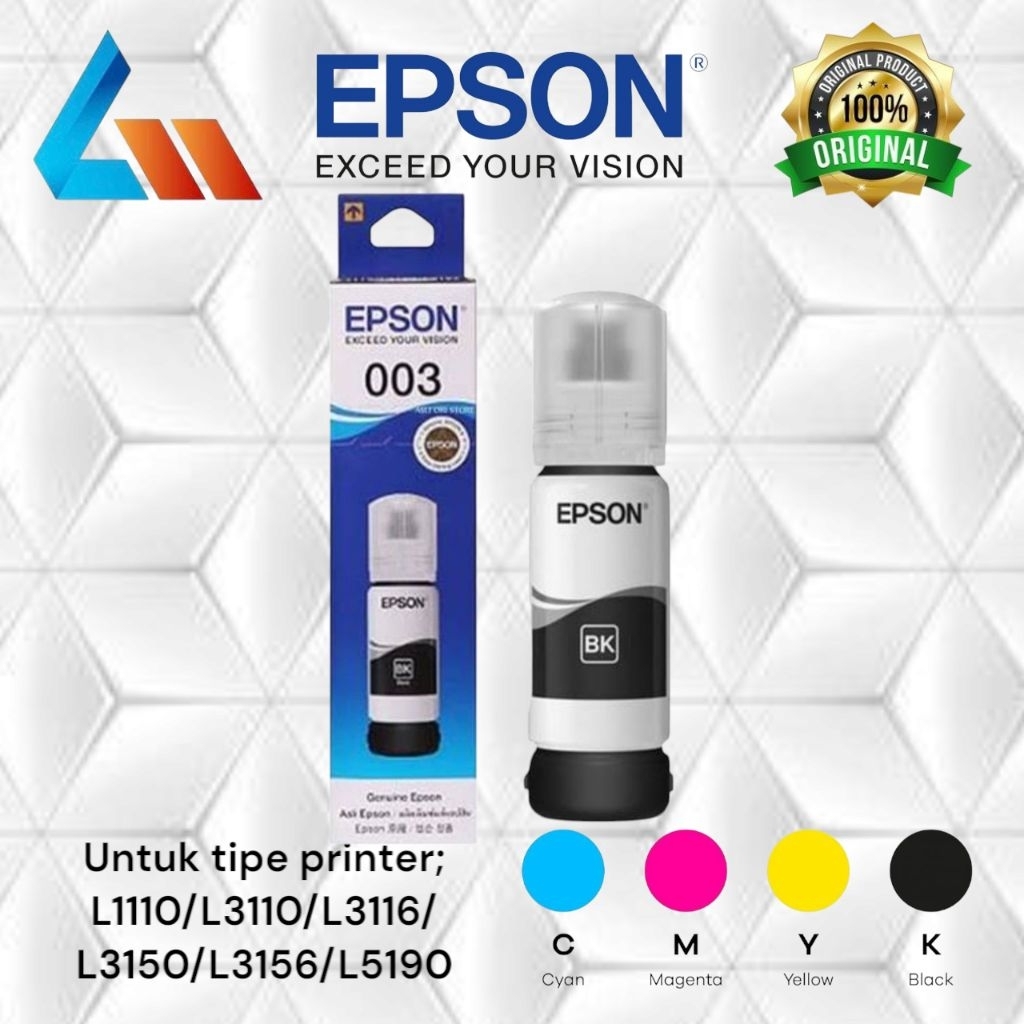 TINTA EPSON 003 ORIGINAL BLACK