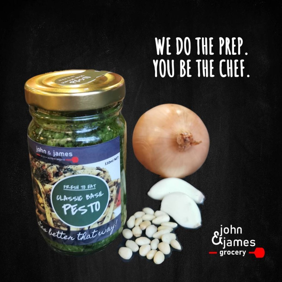 

Homemade Pesto Sauce - John & James grocery