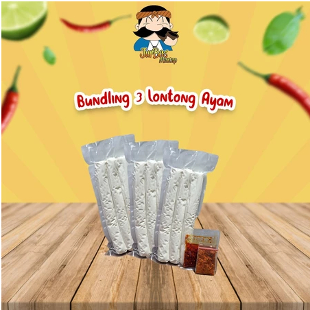 

#Grha Bhojana# [3 Pack] Basreng Lontong Mini