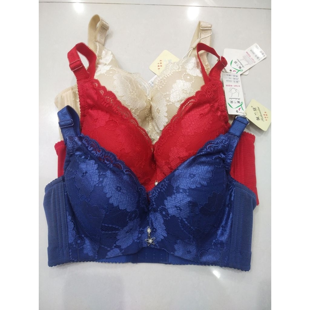 BH  Bra 3319 Busa Sedang  Berkawat Cup B Kait 4 Original