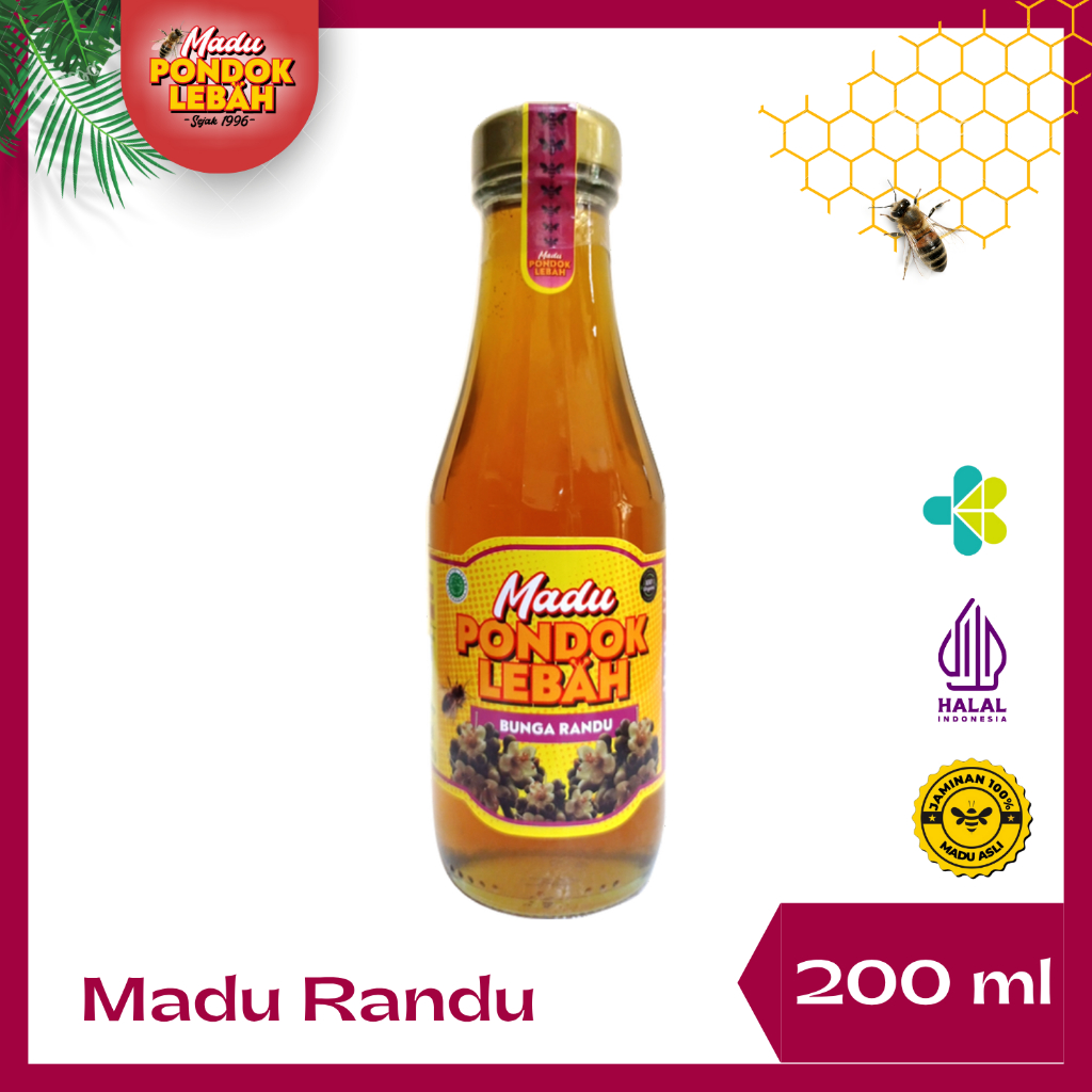 

Madu Randu Murni 200ml - Pondok Lebah