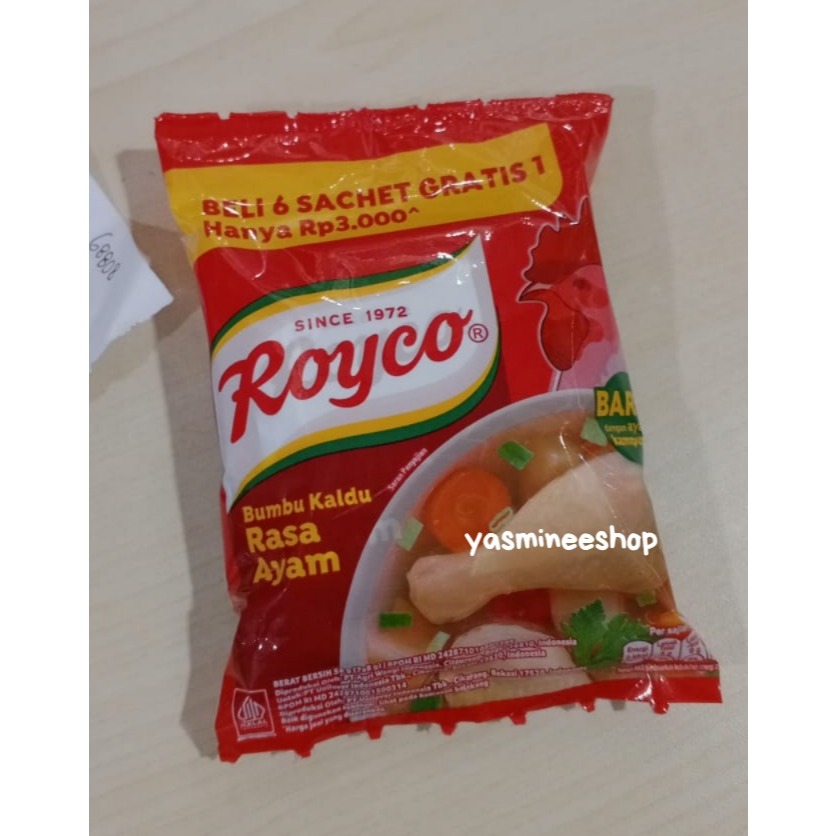 

Royco Ayam Beli 6 Gratis 1 - Royco Kemasan Ekonomis - Royco Ayam Kampung