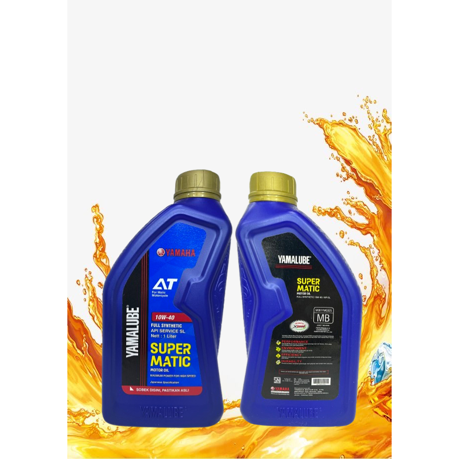 OLI YAMALUBE SUPER MATIC 1LITER OLI PELUMAS MOTOR MATIC 1LITER