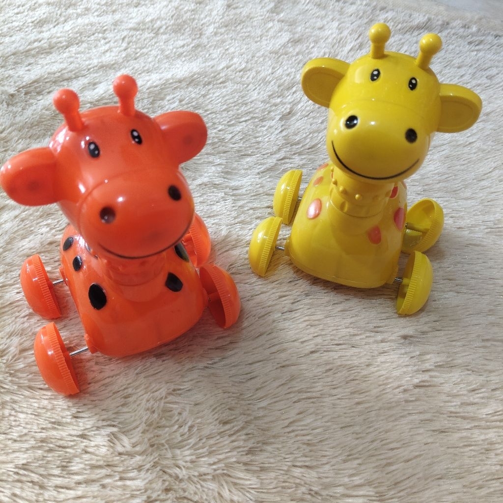 MAINAN JERAPAH TARIK BISA MENYALA - MAINAN TARIK BENTUK JERAPAH