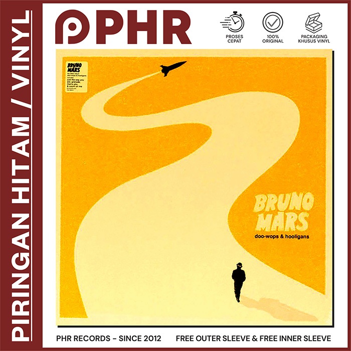 Vinyl BRUNO MARS - Doo-Wops & Hooligans [Piringan Hitam/LP/PH]