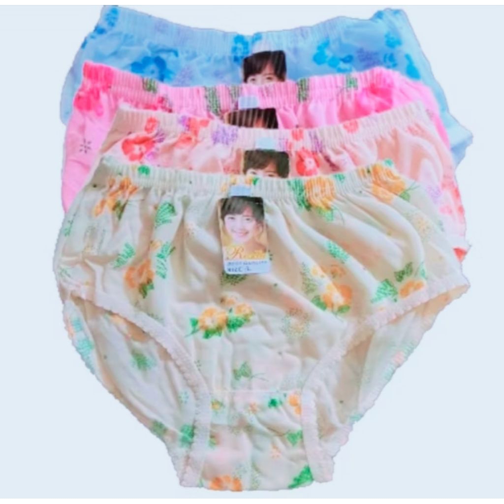 Celana Dalam CD Wanita Dewasa/Remaja Motif Bahan Katun Tebal