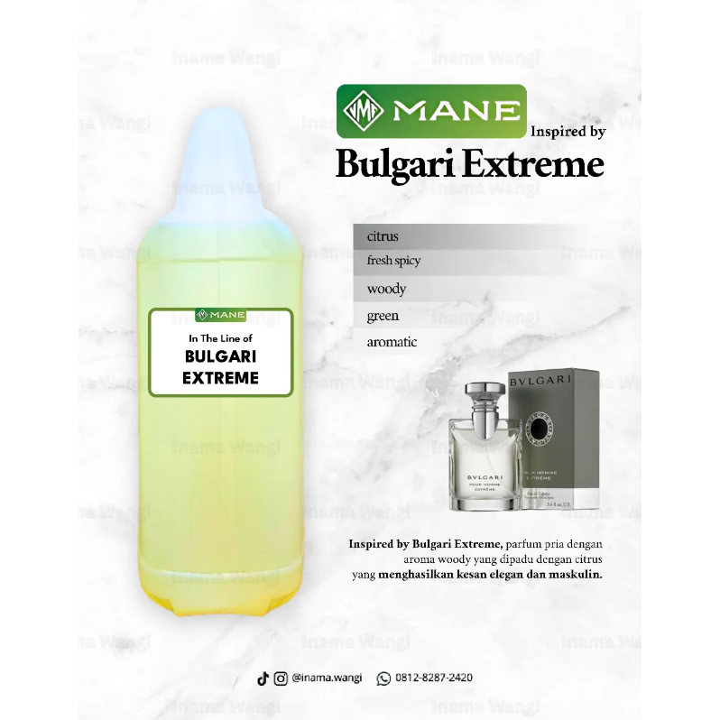MANE INSPIRED BY Bulgari Extreme  ( 1000 ML, 500 ML, 250 ML)