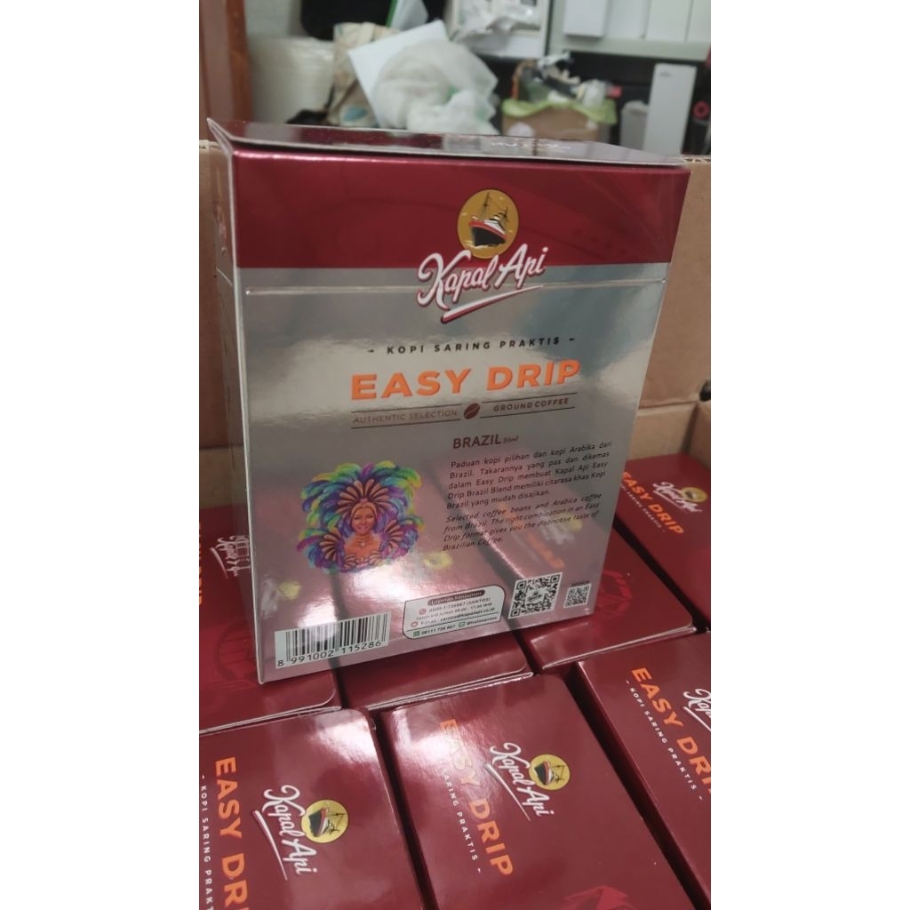 

Kopi Kapal Api Easy Drip BRAZIL BLEND 50gr (isi 5 sachet @10gr)