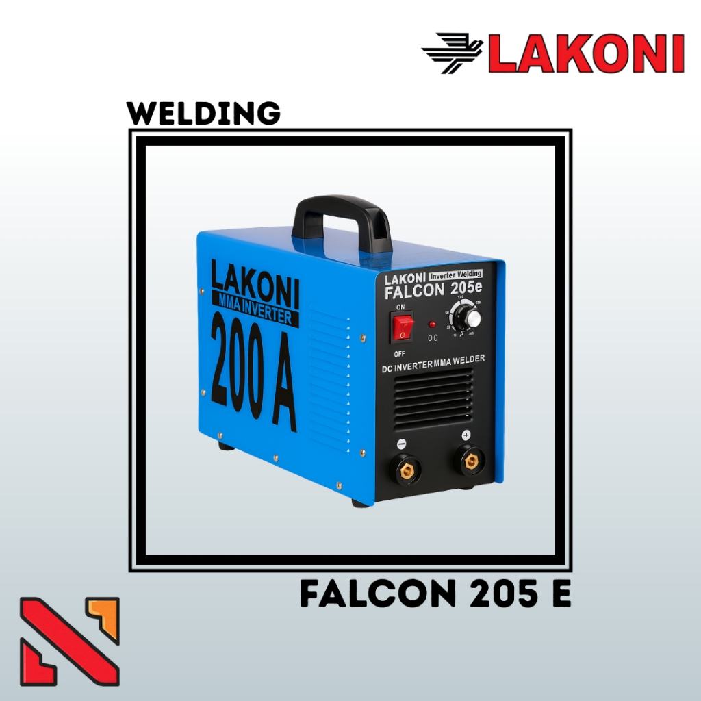 Mesin Travo Las Inverter - Lakoni Falcon 205 E - 200 A - Inverter Welding Machine w/ Mosfet System